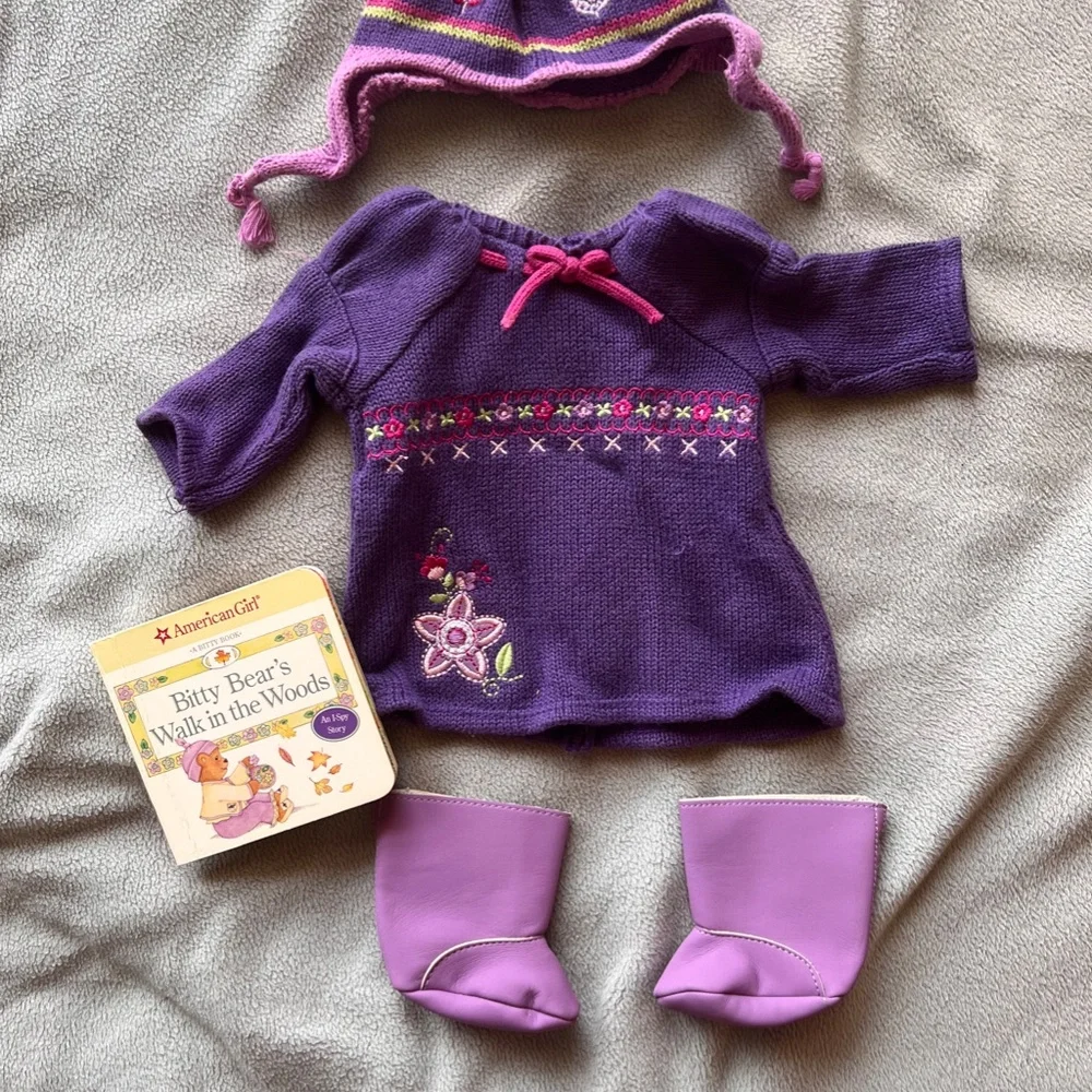 AMERICAN GIRL BITTY BABY TWINS AUTUMN BOUQUET OUTFIT - Picture 2 of 3